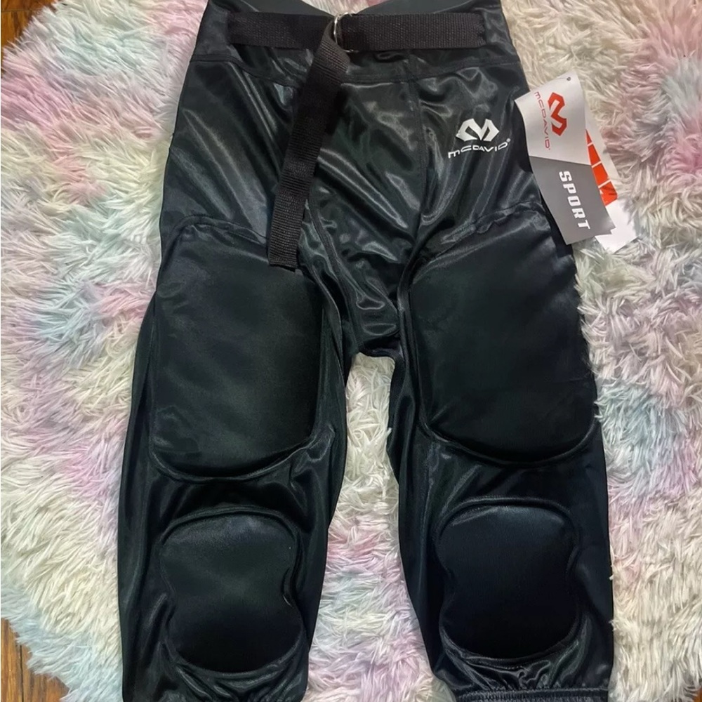 NWT McDavid Black Padded Football Pants